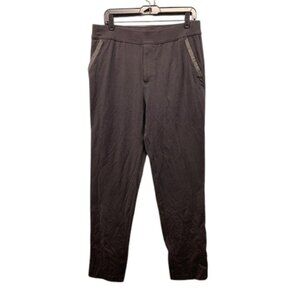 Lululemon Stretch‎ Jogger Pants Mens Size L Black Athletic Casual Sweatpa